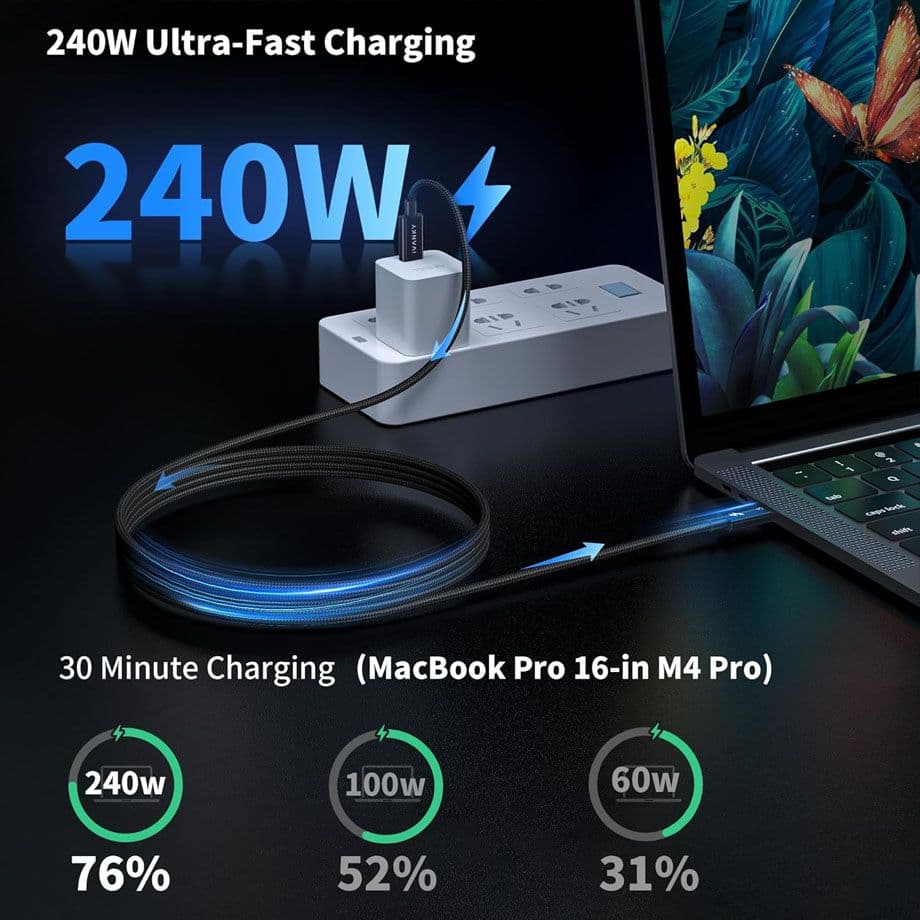 Thunderbolt 5 USB-C Cable